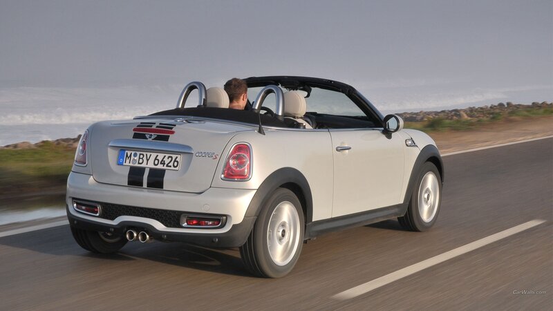 Silver Mini Cooper S — White