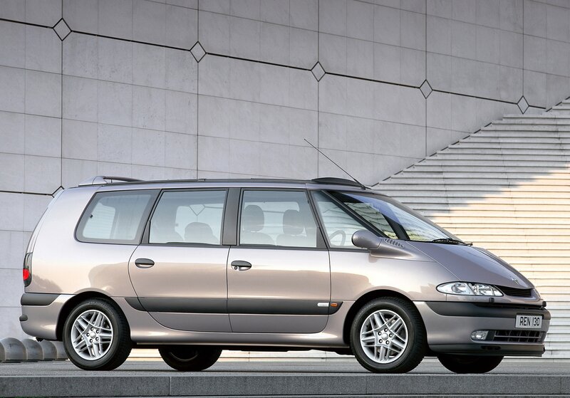 Silver Minivan — Gray