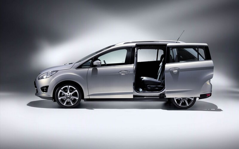 Silver Minivan