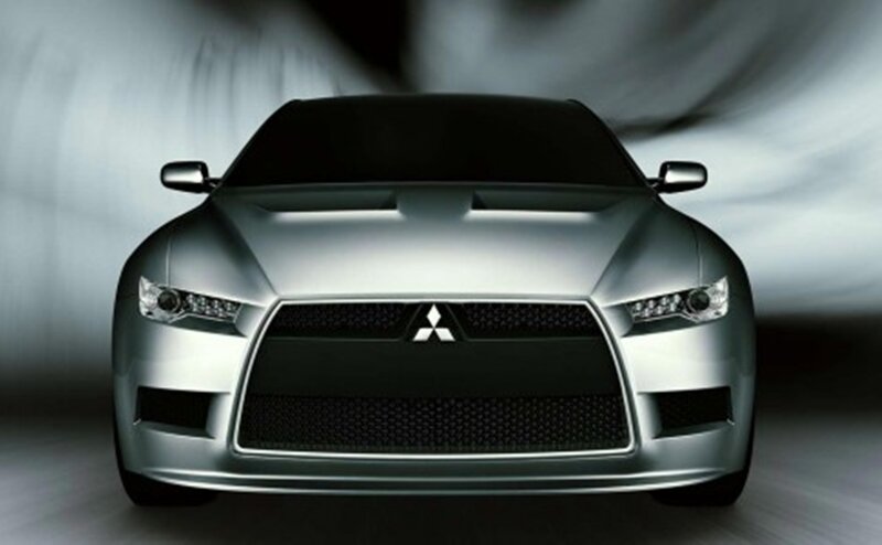 Silver Mitsubishi Car — Dramatic