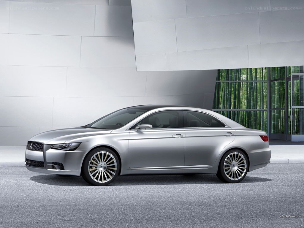 silver mitsubishi concept car