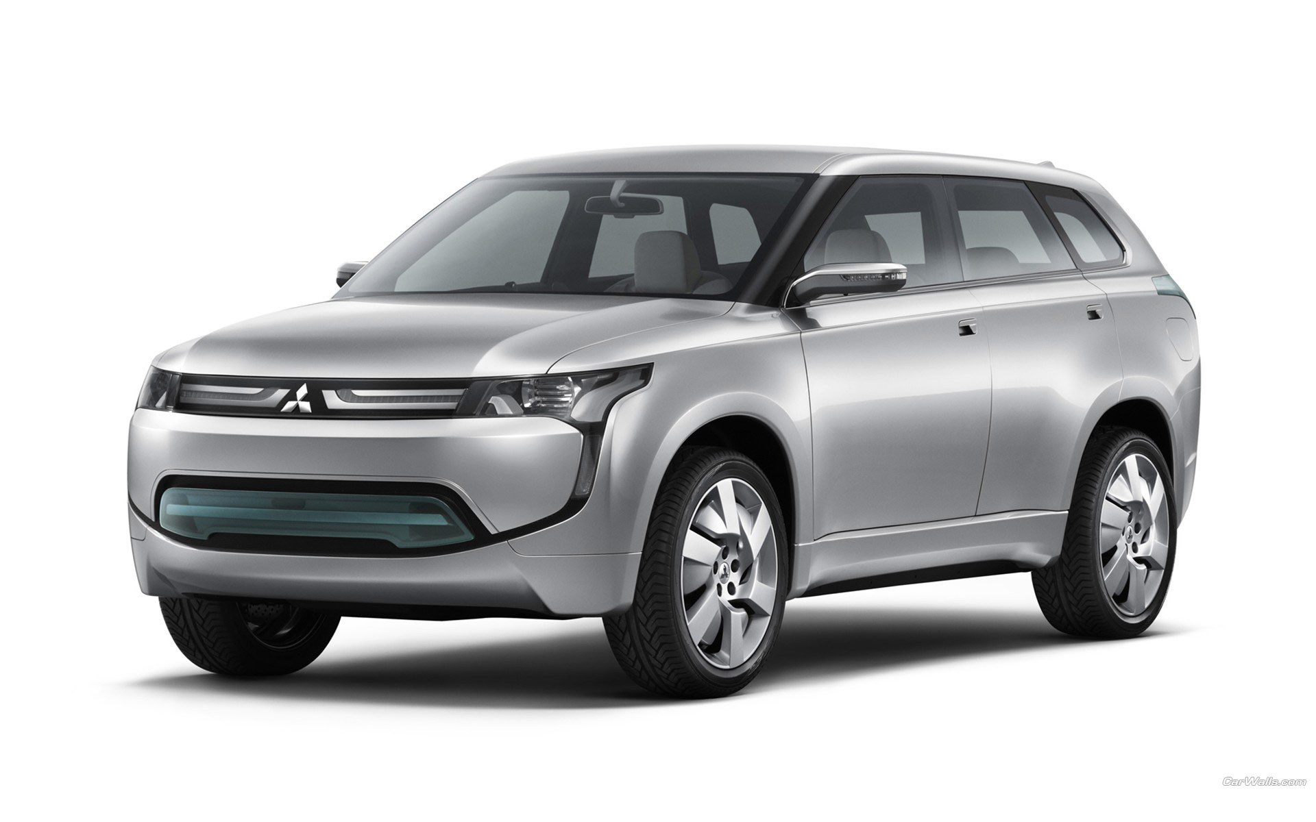 Silver Mitsubishi Concept SUV