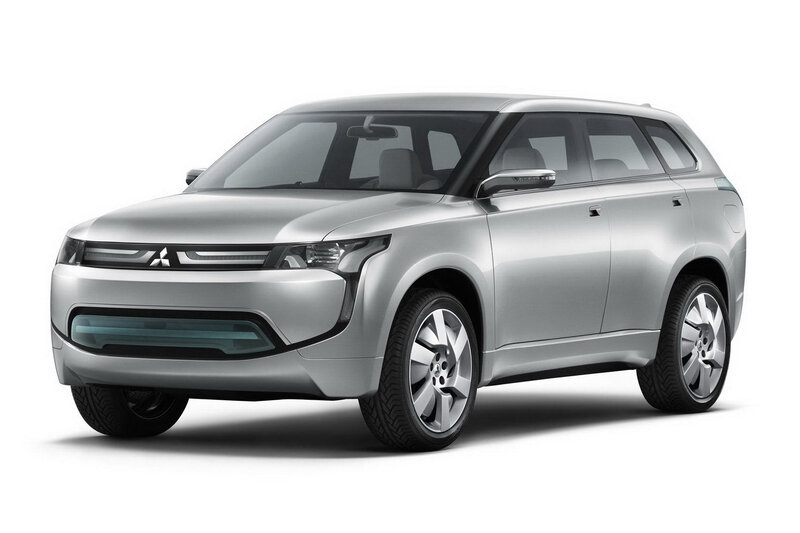 Silver Mitsubishi Concept SUV