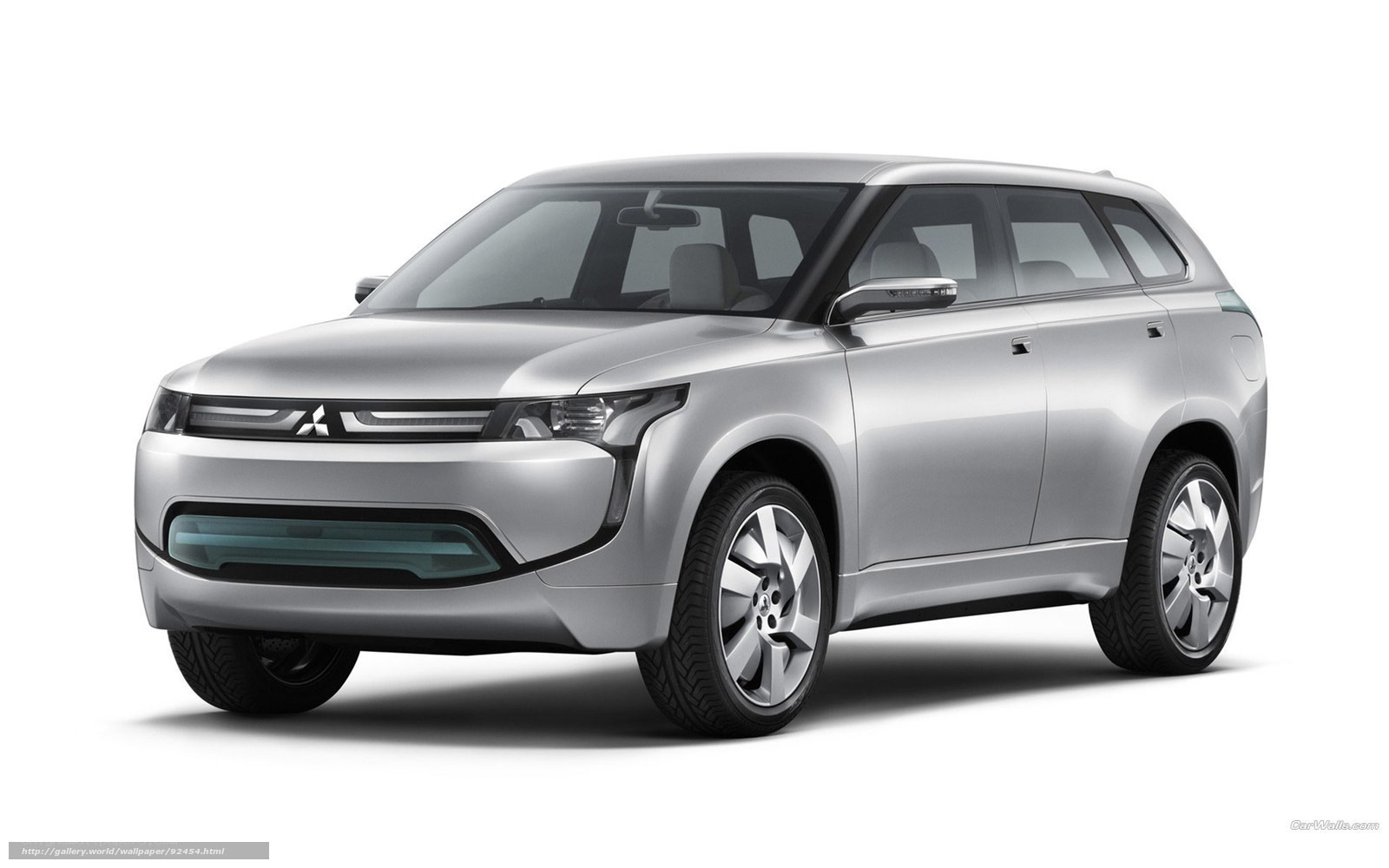 Silver Mitsubishi Concept SUV