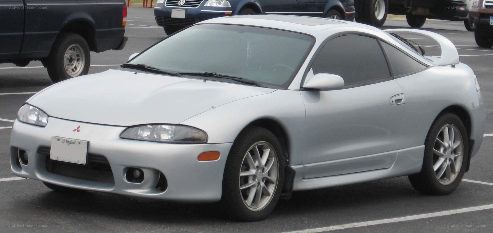 silver mitsubishi eclipse