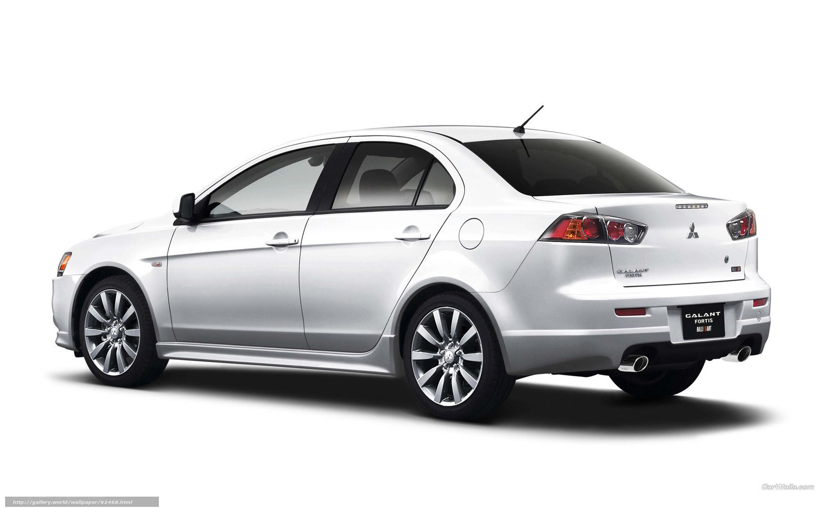 silver mitsubishi galant fortis