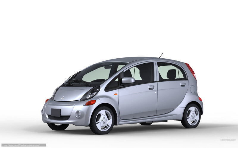 Silver Mitsubishi I-miev — Neutral