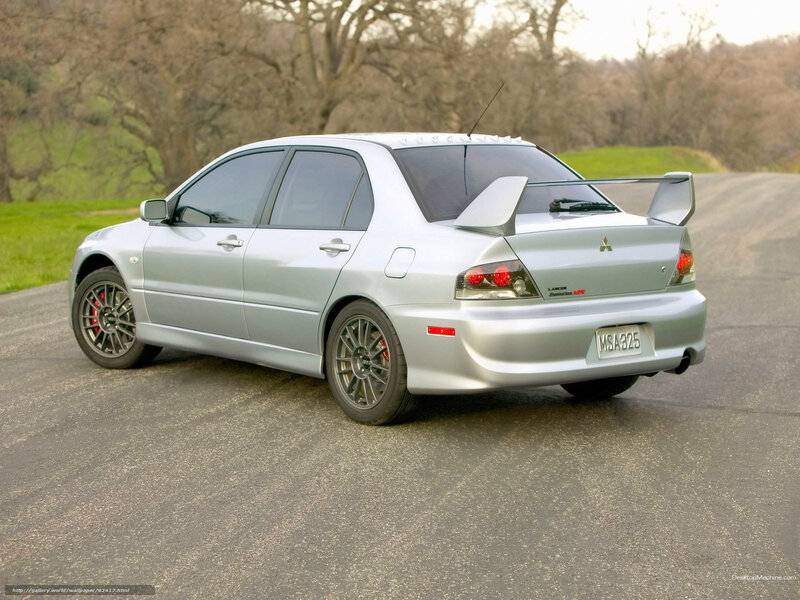 Silver Mitsubishi Lancer — Calm, Afternoon