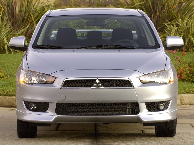 Silver Mitsubishi Lancer — Neutral, Afternoon