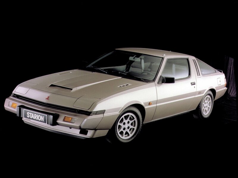 Silver Mitsubishi Starion — Dramatic