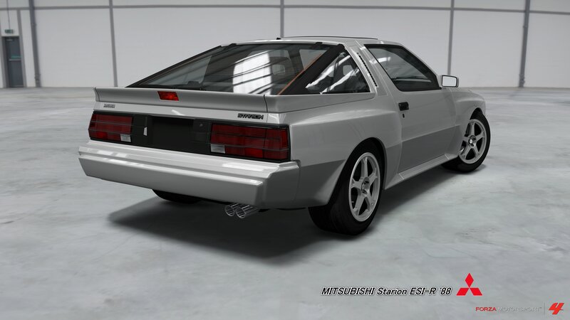 Silver Mitsubishi Starion — Gray