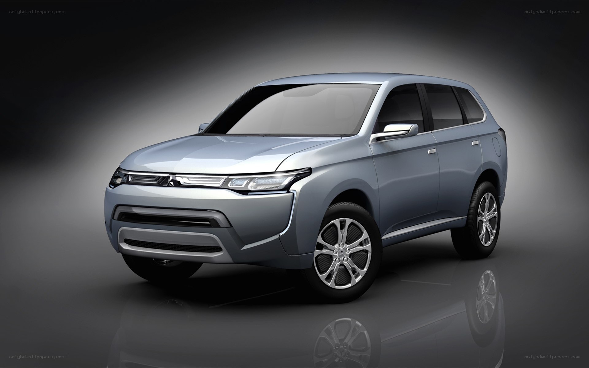 silver mitsubishi suv concept