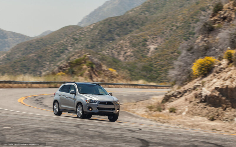 Silver Mitsubishi Suv — Gray