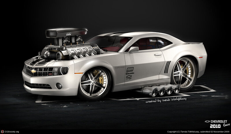 Silver Modified Camaro