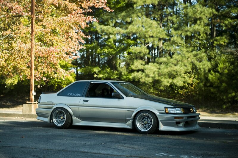 Silver Modified Car — Calm, Autumn