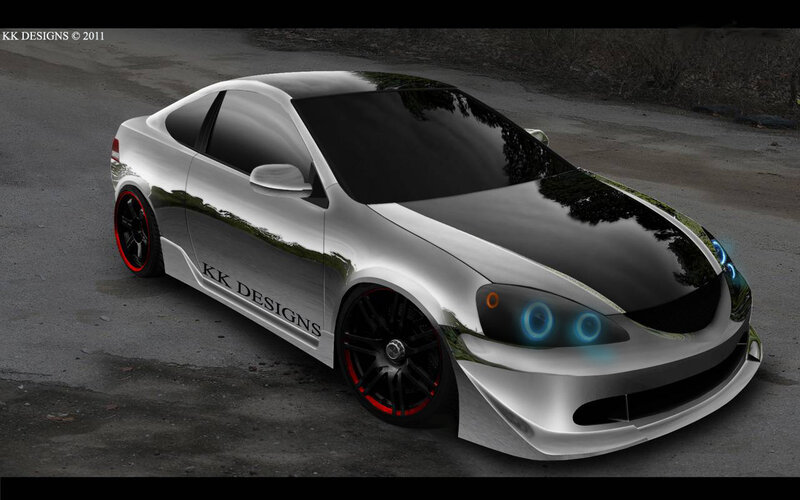Silver Modified Coupe