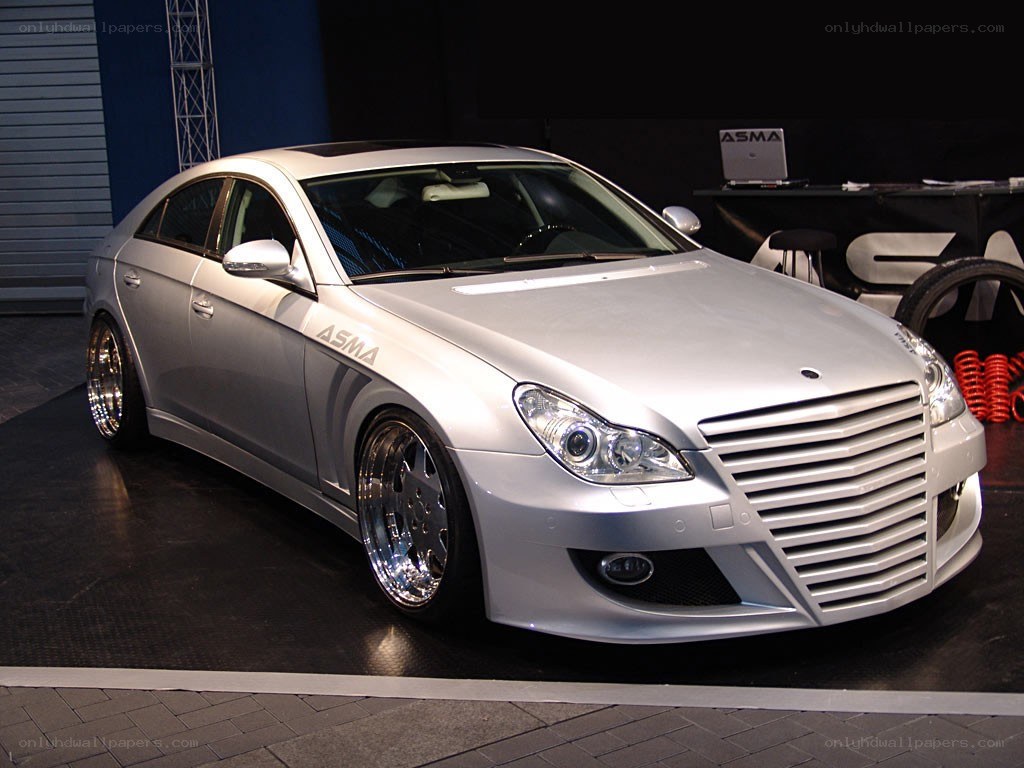 silver modified sedan car