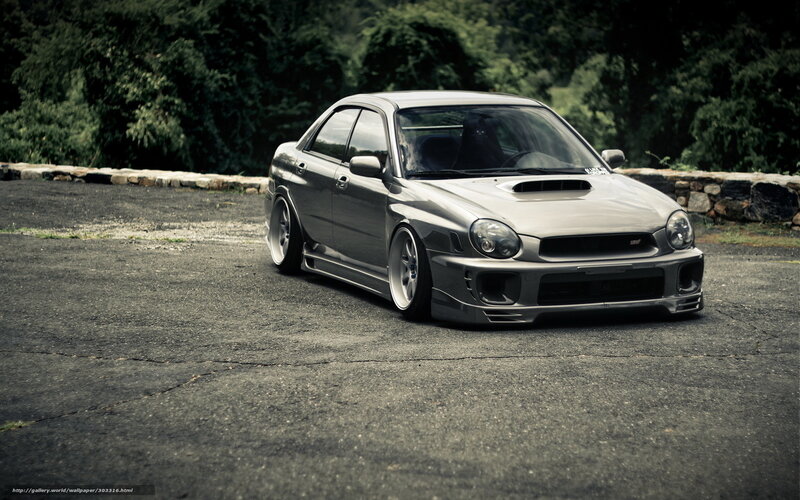 Silver Modified Sedan — Gray, Dramatic, Photograph