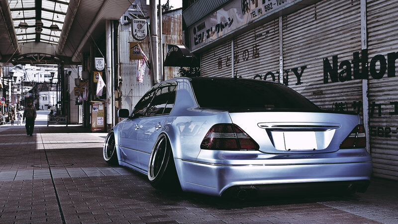 Silver Modified Sedan — Urban, Afternoon