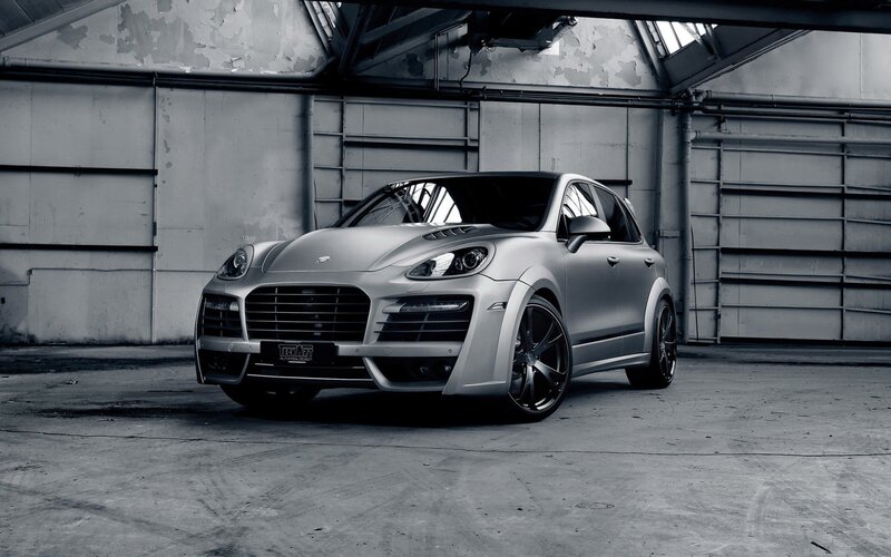 Silver Modified SUV — Gray