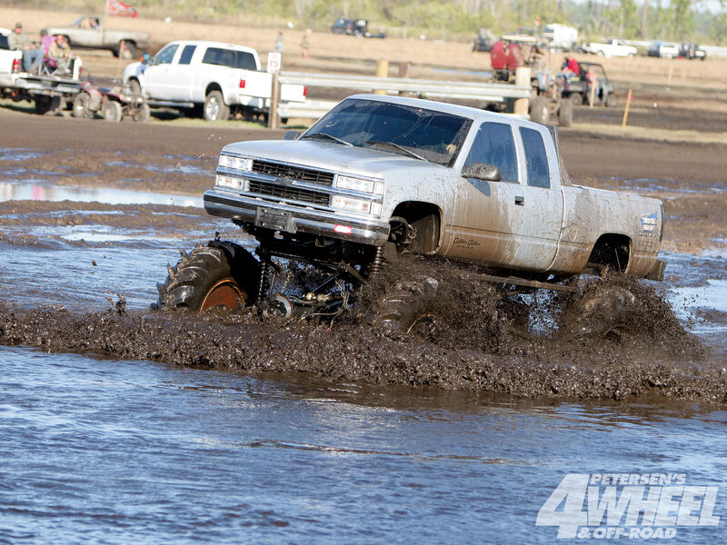 Silver Monster Truck