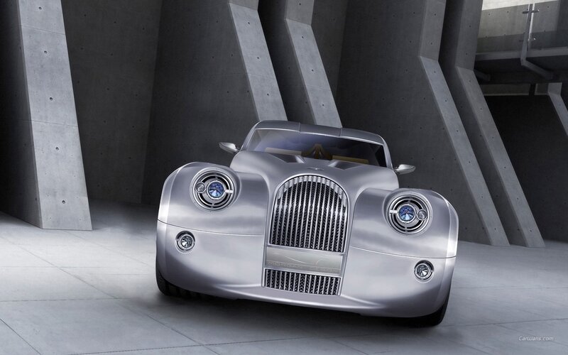 Silver Morgan Concept Car