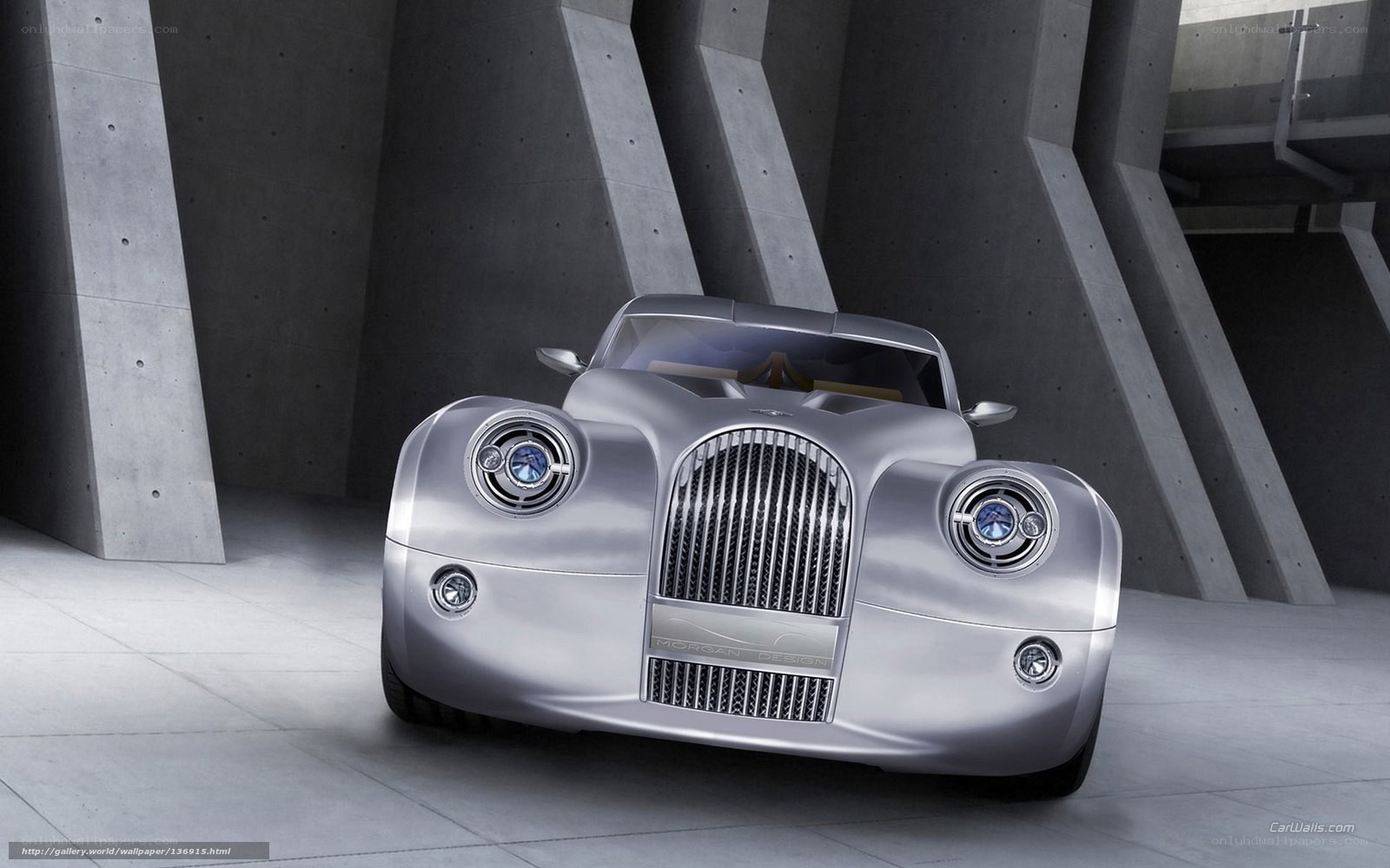 Silver Morgan Concept Car