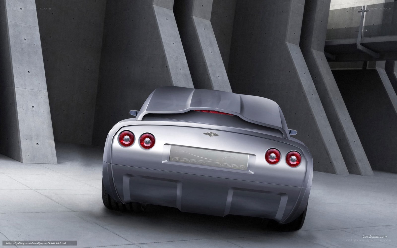 Silver Morgan Design concept car