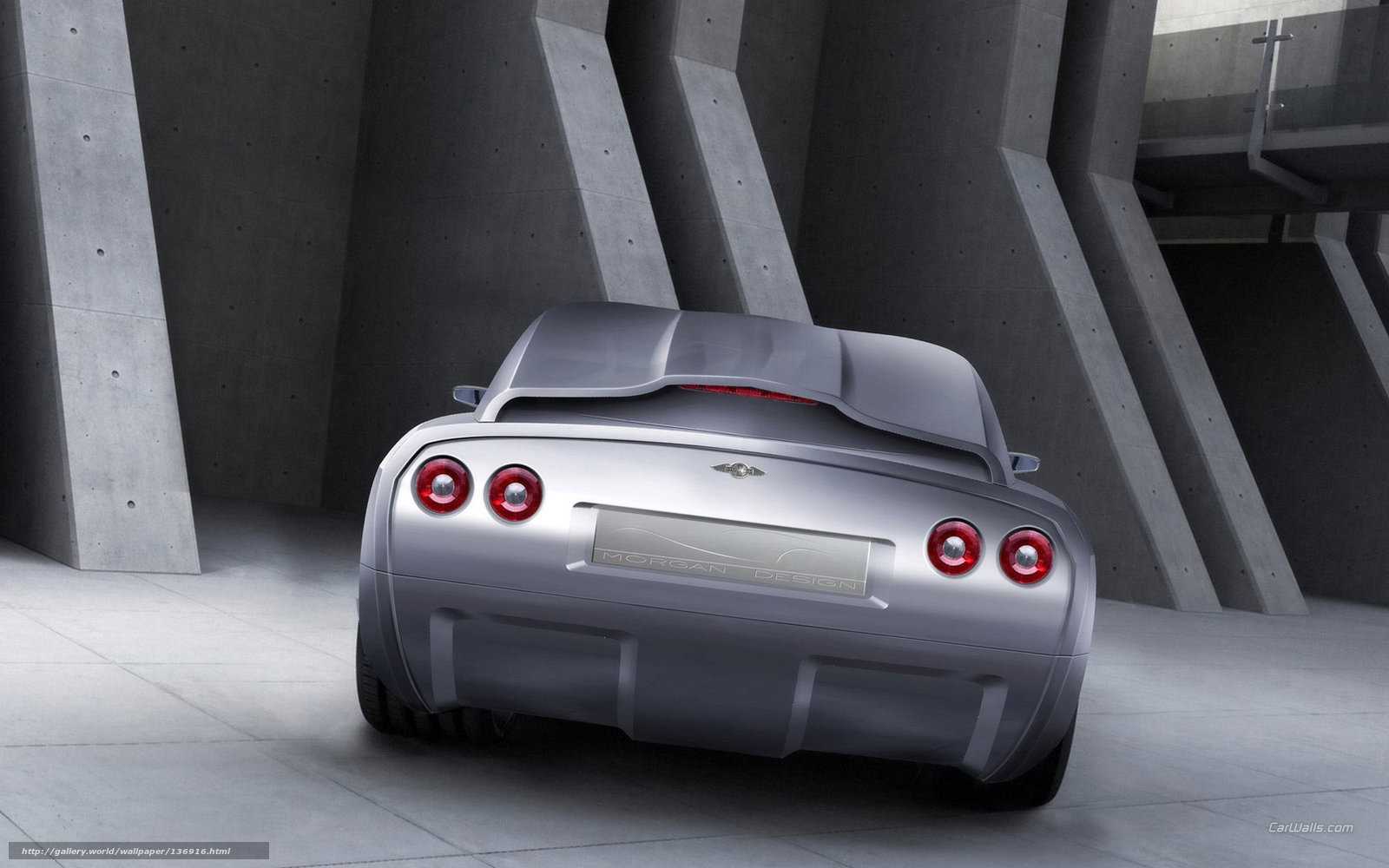 Silver Morgan Design concept car