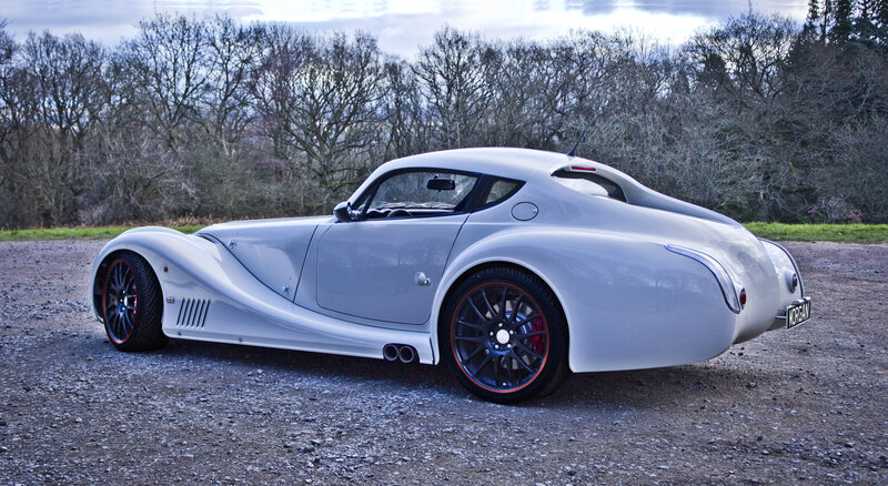 Silver Morgan Sports Car — Serene