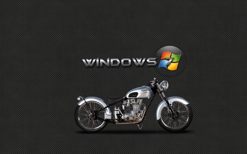 Silver Motorcycle — Black, Neutral