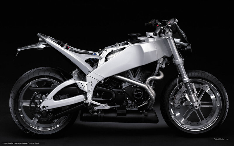 Silver Motorcycle Frame — Black