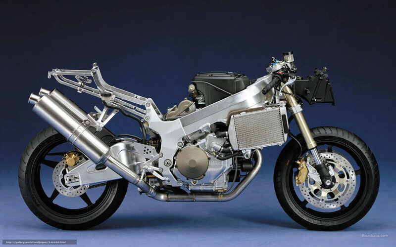 Silver Motorcycle Frame — Technical