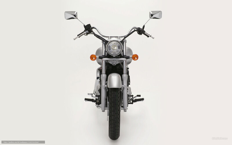 Silver Motorcycle Front View — White