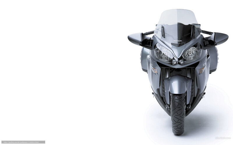 Silver Motorcycle — Gray