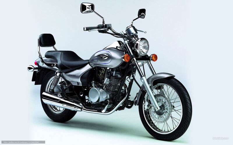 Silver Motorcycle — Neutral, Photograph, Seat, Mirror