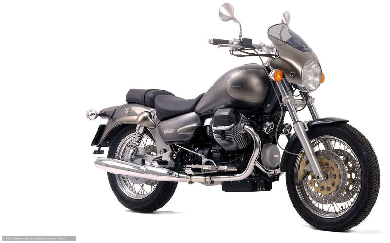 silver motorcycle on white background