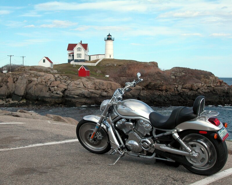 Silver Motorcycle — Serene
