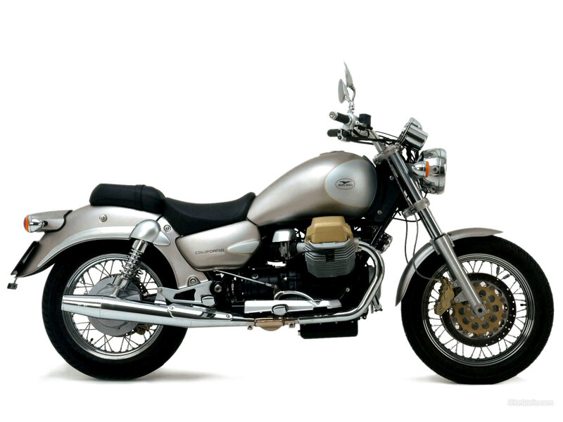silver motorcycle side view