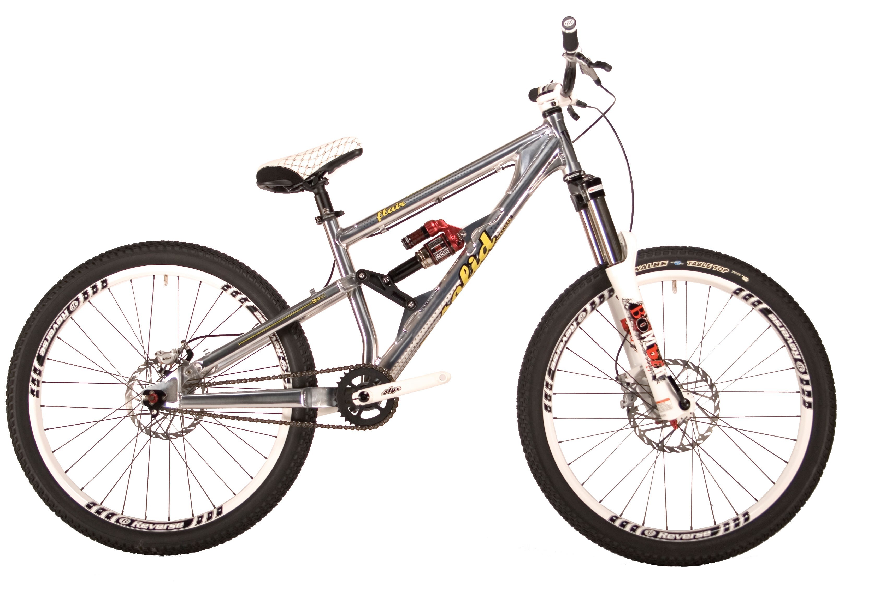 silver mountain bike