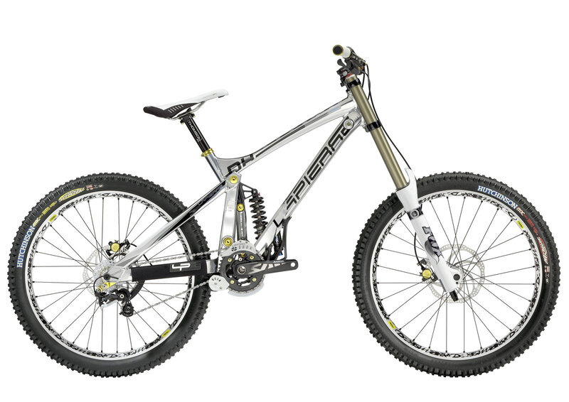 silver mountain bike