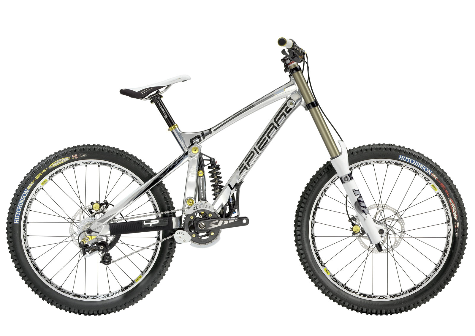 silver mountain bike