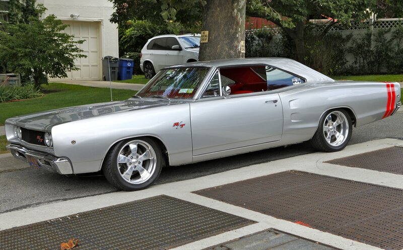 Silver Muscle Car — Calm, Afternoon, Photograph, Tree