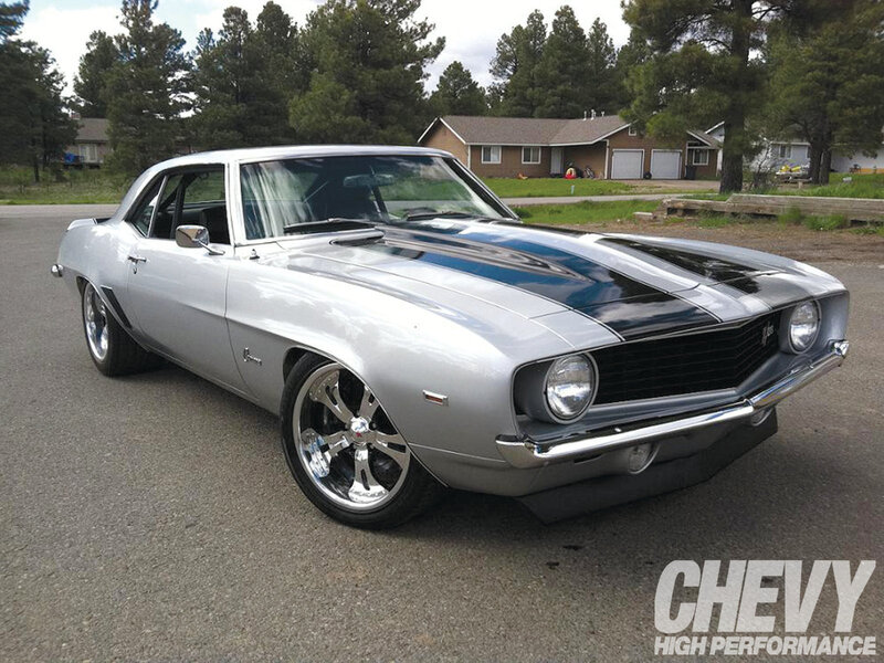 Silver Muscle Car — Calm, Afternoon, Photograph, Trees