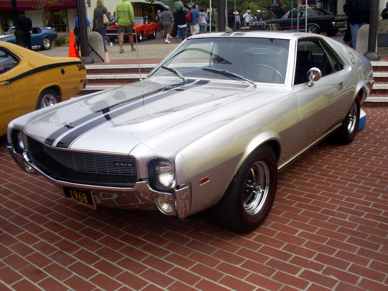 Silver Muscle Car — Calm, Afternoon