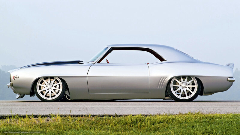 Silver Muscle Car — Calm, Photograph, Road