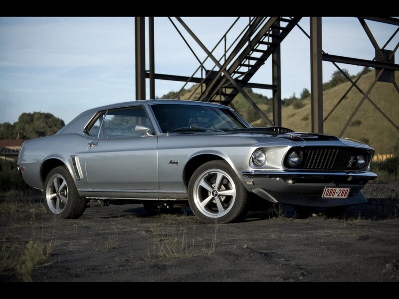 Silver Muscle Car — Dramatic, Afternoon, Photograph, Bridge