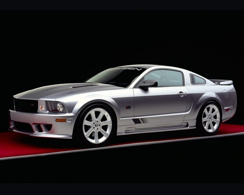 Silver Muscle Car — Dramatic, Photograph, Red Carpet, Black Background