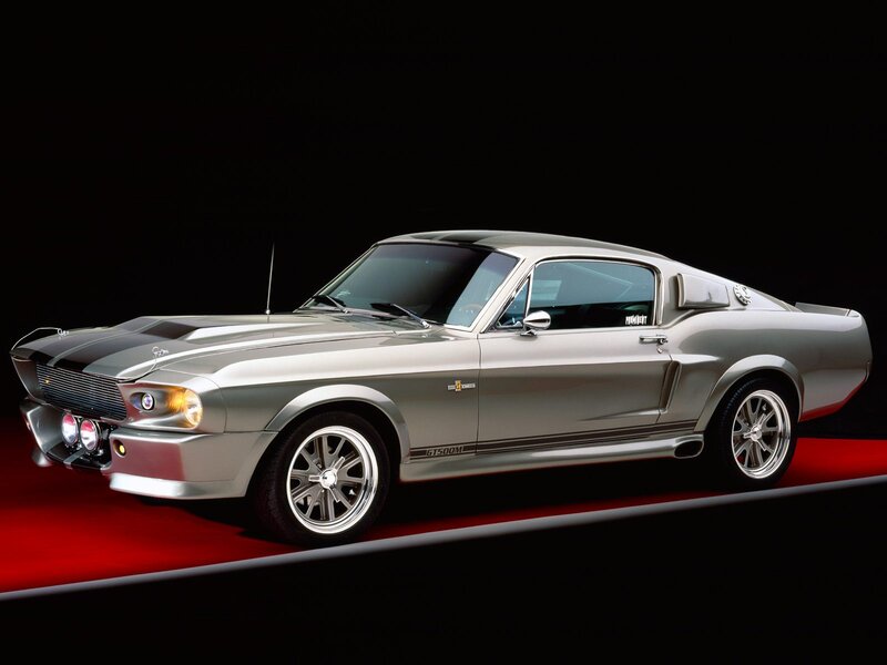 Silver Muscle Car — Dramatic, Photograph, Red Carpet