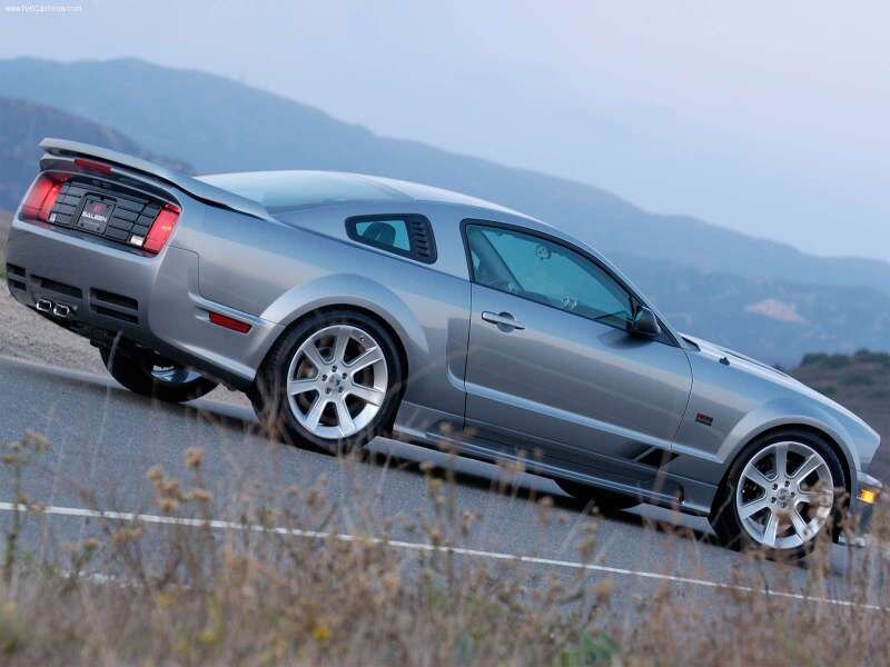 Silver Muscle Car — Dynamic, Afternoon, Photograph, Road, Mountains